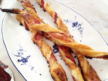 Tirabuzones de frambuesa recetas rápidas postres recetas postres hojaldre recetas fáciles postres recetas delikatissen postres mermelada postres frambuesa 