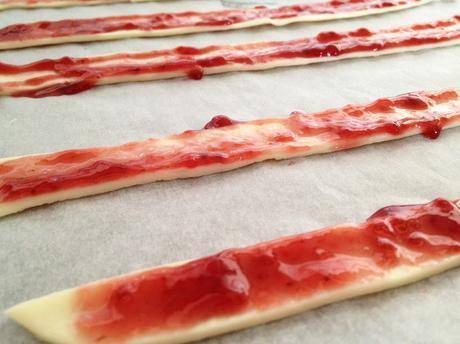 Tirabuzones de frambuesa recetas rápidas postres recetas postres hojaldre recetas fáciles postres recetas delikatissen postres mermelada postres frambuesa 