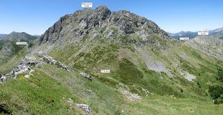 Mediodía (o Ricacabiello)-Peña la Cruz-Peñas de Liegos