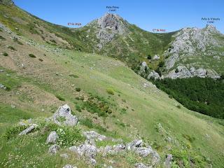 Mediodía (o Ricacabiello)-Peña la Cruz-Peñas de Liegos