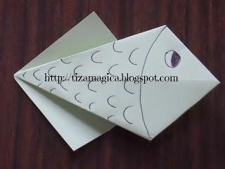 Cómo hacer un pez de papel (papiroflexia)
