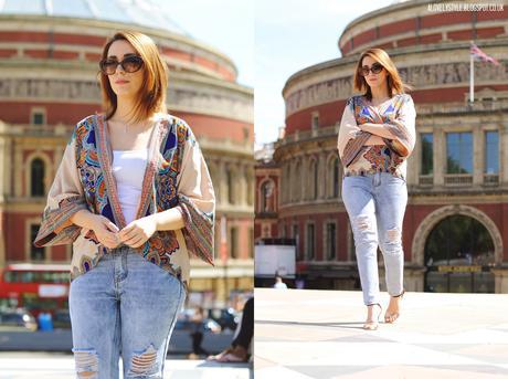 Look of the day: Printed Kimono & Jeans lovelystyle (1)