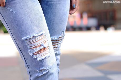 Look of the day: Printed Kimono & Jeans lovelystyle (14)