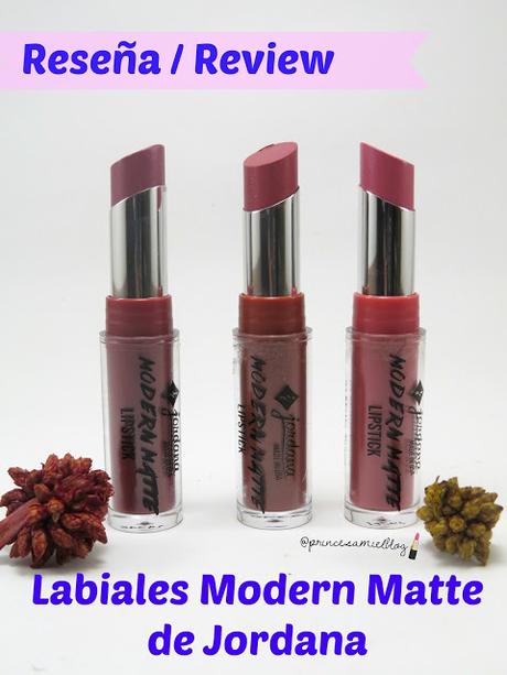 Reseña / Review   Labiales Modern Matte de Jordana