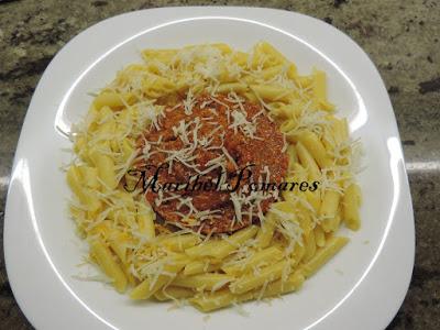 Macarrones a la boloñesa.