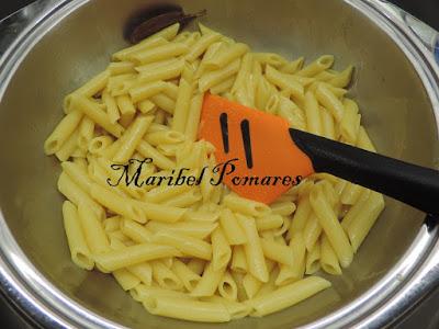 Macarrones a la boloñesa.