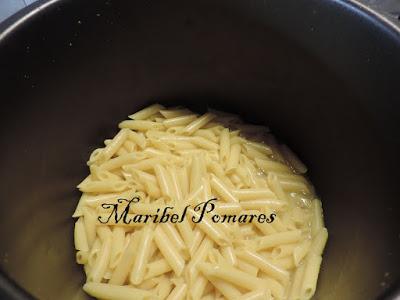 Macarrones a la boloñesa.