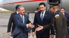 Danilo llega a Guatemala para cumbre SICA.