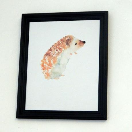 Cuadro reciclado erizo Cuadro reciclado y DIY