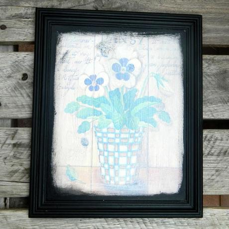 Cuadro reciclado y DIY Cuadro reciclado y DIY