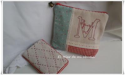 NECESER, FUNDA DE MÓVIL, PAÑO DE COCINA Y MUÑECA MARCA-PÁGINAS.