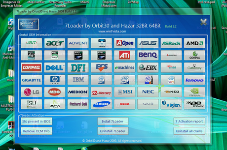 (Activar Windows 8.1 y Windows 7) Con [7Loader v1.2] (De Forma Permante) [32Bit x 64Bit]