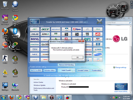 (Activar Windows 8.1 y Windows 7) Con [7Loader v1.2] (De Forma Permante) [32Bit x 64Bit]