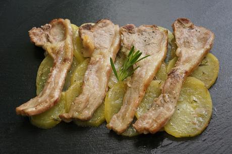 Chuletas de cordero al horno