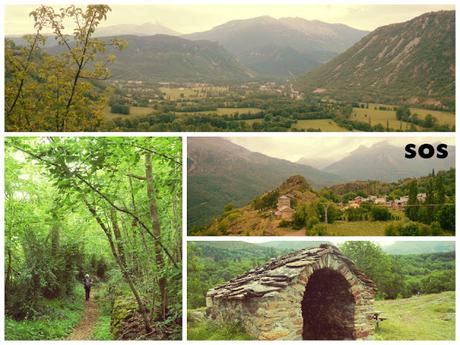 Camino del Solano. Castejón de Sos (Huesca)