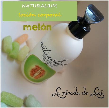 NATURALIUM, loción corporal  de melón.