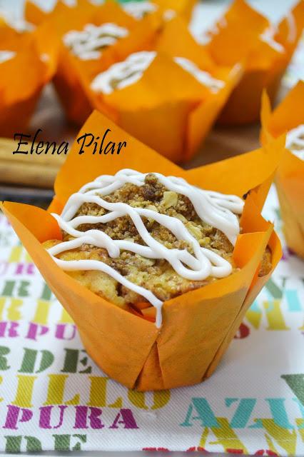 Muffins de rollos de canela