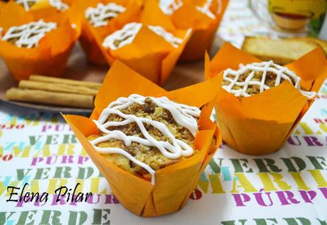 Muffins de rollos de canela