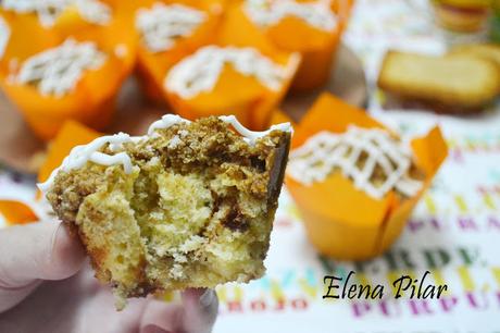 Muffins de rollos de canela