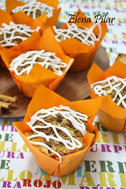 Muffins de rollos de canela