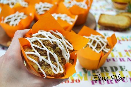 Muffins de rollos de canela