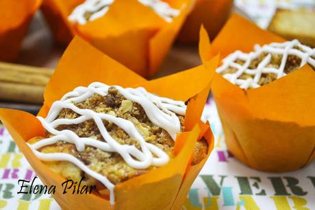 Muffins de rollos de canela