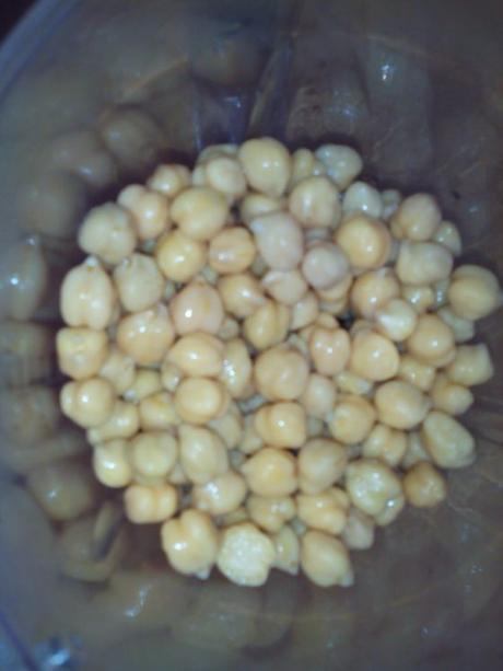 Hummus de garbanzos y berenjenas