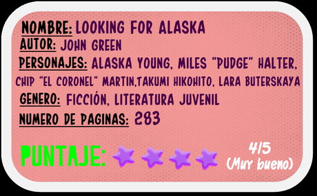 Buscando a Alaska - John Green
