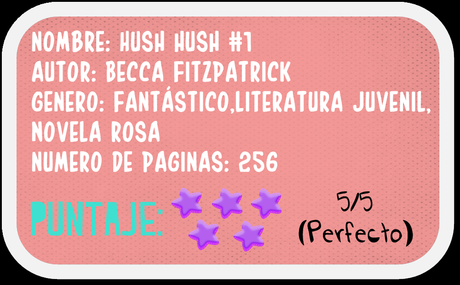 Saga Hush Hush #1 - Becca Fitzpatrick