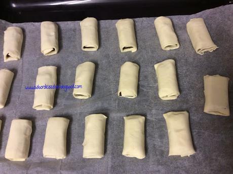 Mini napolitanas de chocolate Mini napolitanas de chocolate