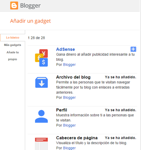 Tutoriales Blogger Dummies: La Sidebar