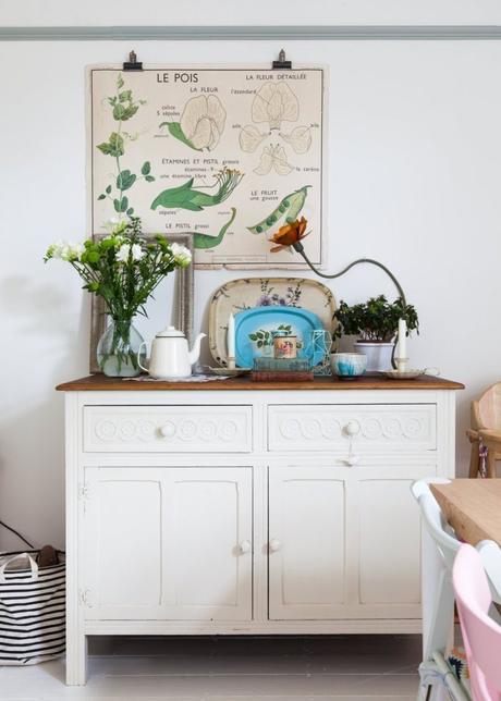 Quedamos en la cocina Lovely modern vintage kitchen // Hermosa cocina vintage moderno // casahaus.net