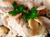Pavo sidra champiñones