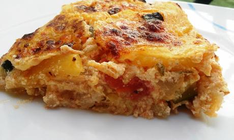 Quiché de Calabacín y Mozzarella