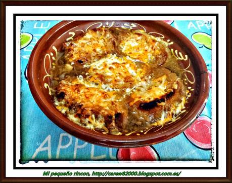 Sopa de cebolla Sopa de cebolla