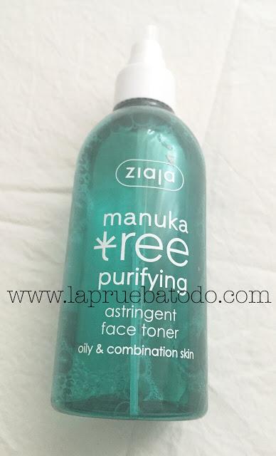 Mi opinión sobre: Tónico astringente manuka tree purifying de Ziaja