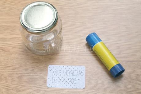 DIY: un tarro para las monedas.
