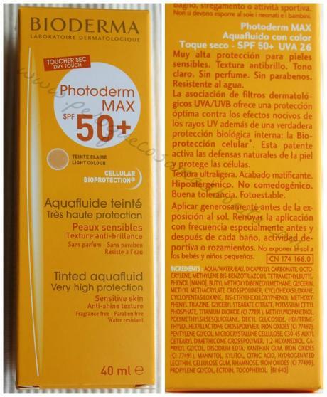 Photoderm Max Color y After-sun de Bioderma