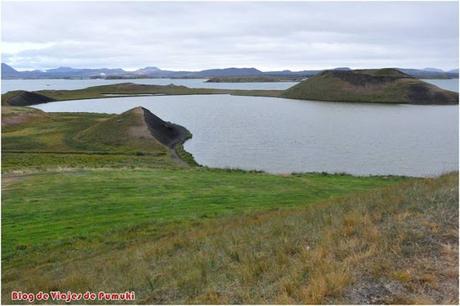 Mývatn en Islandia
