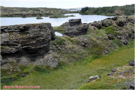 Mývatn en Islandia