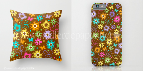 Carcasas para celular, Cojines, Bolsos, Relojes, y much más en mi tienda Society6. Visítala!!