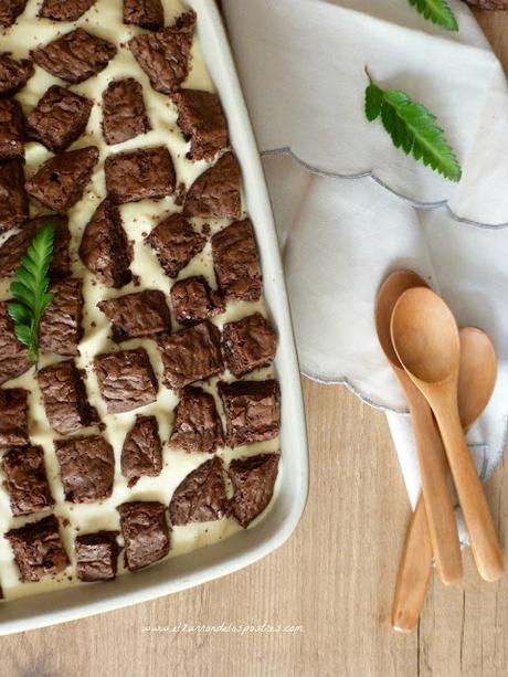 Helado de Natilla con Galletas Brownie