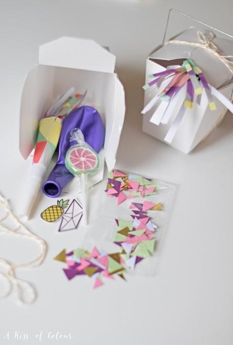 Pack de bienvenida a una fiesta de cumpleaños/ Birthday party welcome pack Birthday party welcome pack