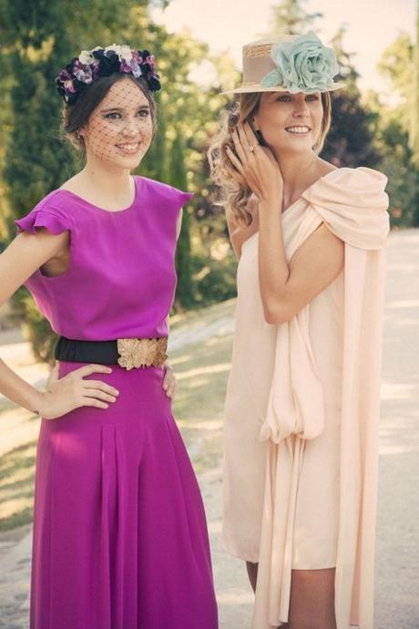 Invitadas con flores