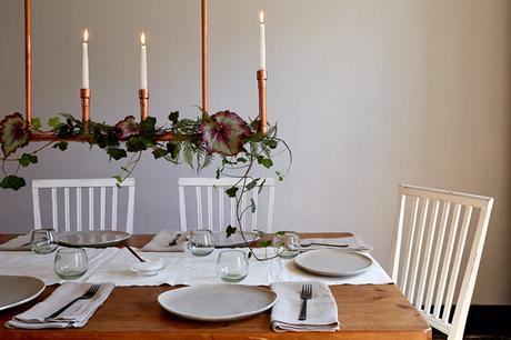 Decora con plantas naturales una mesa de verano!