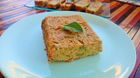 Terrina vegana de brócoli y zanahoria