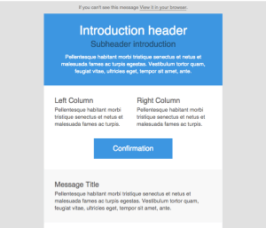 Las mejores Plantillas para newsletter html 5 plantilla gratis newsletter