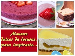 Mousses, cuatro recetas