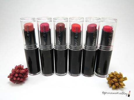 Labiales Wet n Wild Mega Last / Review + Swatches