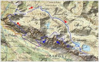 Valle de Lago-Puexu'l Agua-Pena Tchantacabatchos-Pena la Tchaguna-Las Cruces